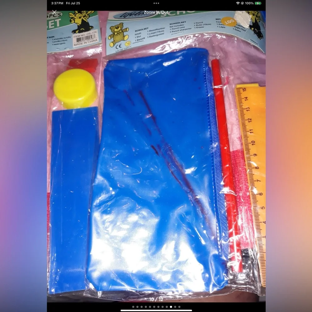 4 Lifeline 5-Piece School Set VINTAGE 1990s NEW